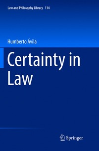 bokomslag Certainty in Law