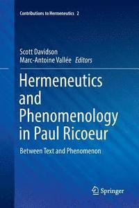 bokomslag Hermeneutics and Phenomenology in Paul Ricoeur