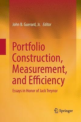 bokomslag Portfolio Construction, Measurement, and Efficiency