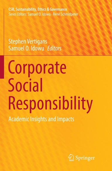 Stephen Vertigans, Samuel O. Idowu - Corporate Social Responsibility, Häftad