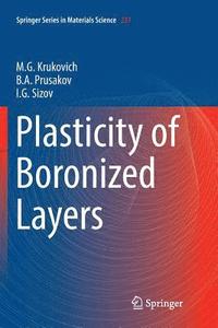 bokomslag Plasticity of Boronized Layers