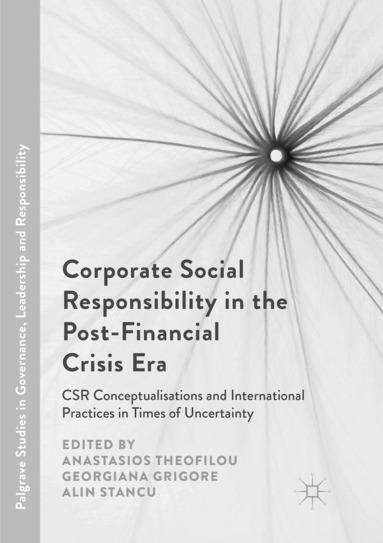 bokomslag Corporate Social Responsibility in the Post-Financial Crisis Era