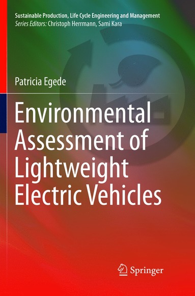 bokomslag Environmental Assessment of Lightweight Electric Vehicles