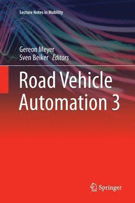 bokomslag Road Vehicle Automation 3