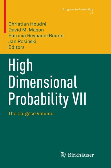 Christian Houdré, David M. Mason, Patricia Reynaud-Bouret, Jan Rosiński - High Dimensional Probability VII, Häftad