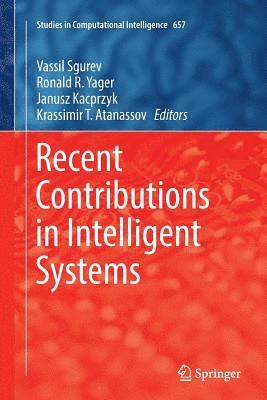 bokomslag Recent Contributions in Intelligent Systems