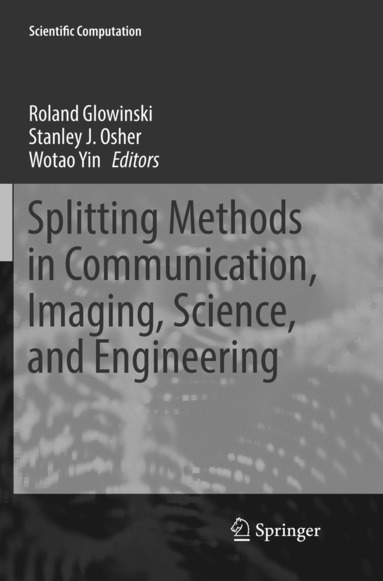 Roland Glowinski, Stanley J. Osher, Wotao Yin - Splitting Methods in Communication, Imaging, Science, and Engineering, Häftad