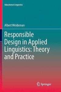 bokomslag Responsible Design in Applied Linguistics: Theory and Practice