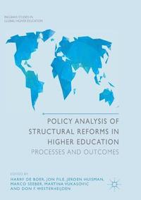 bokomslag Policy Analysis of Structural Reforms in Higher Education
