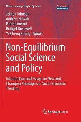 bokomslag Non-Equilibrium Social Science and Policy