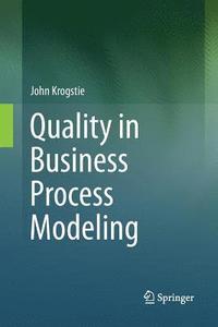 bokomslag Quality in Business Process Modeling