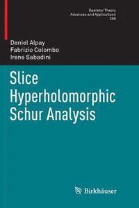 bokomslag Slice Hyperholomorphic Schur Analysis