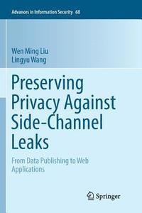 bokomslag Preserving Privacy Against Side-Channel Leaks