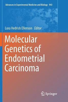 Lora Hedrick Ellenson - Molecular Genetics of Endometrial Carcinoma, Häftad