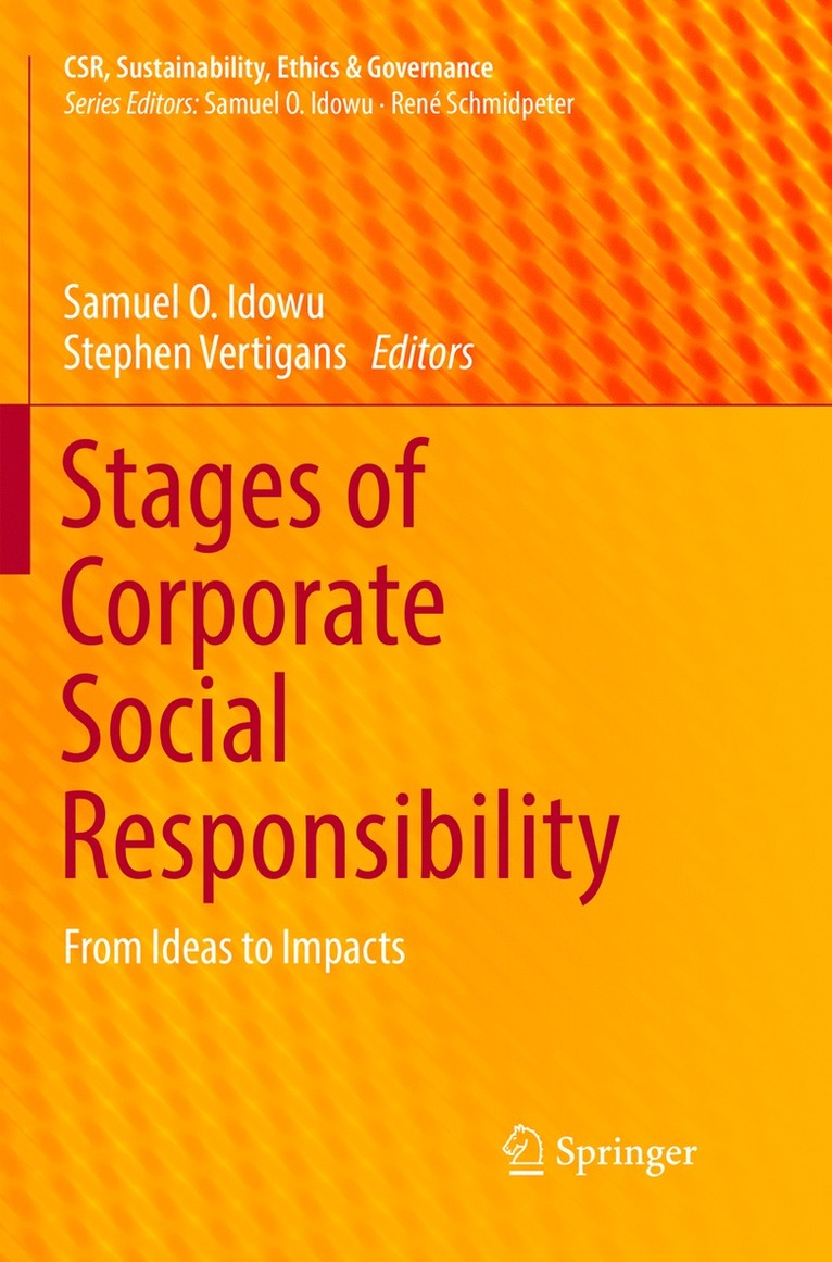 Samuel O. Idowu, Stephen Vertigans - Stages of Corporate Social Responsibility, Häftad