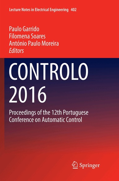Paulo Garrido, Filomena Soares, António Paulo Moreira - CONTROLO 2016, Häftad