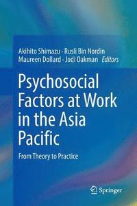 bokomslag Psychosocial Factors at Work in the Asia Pacific