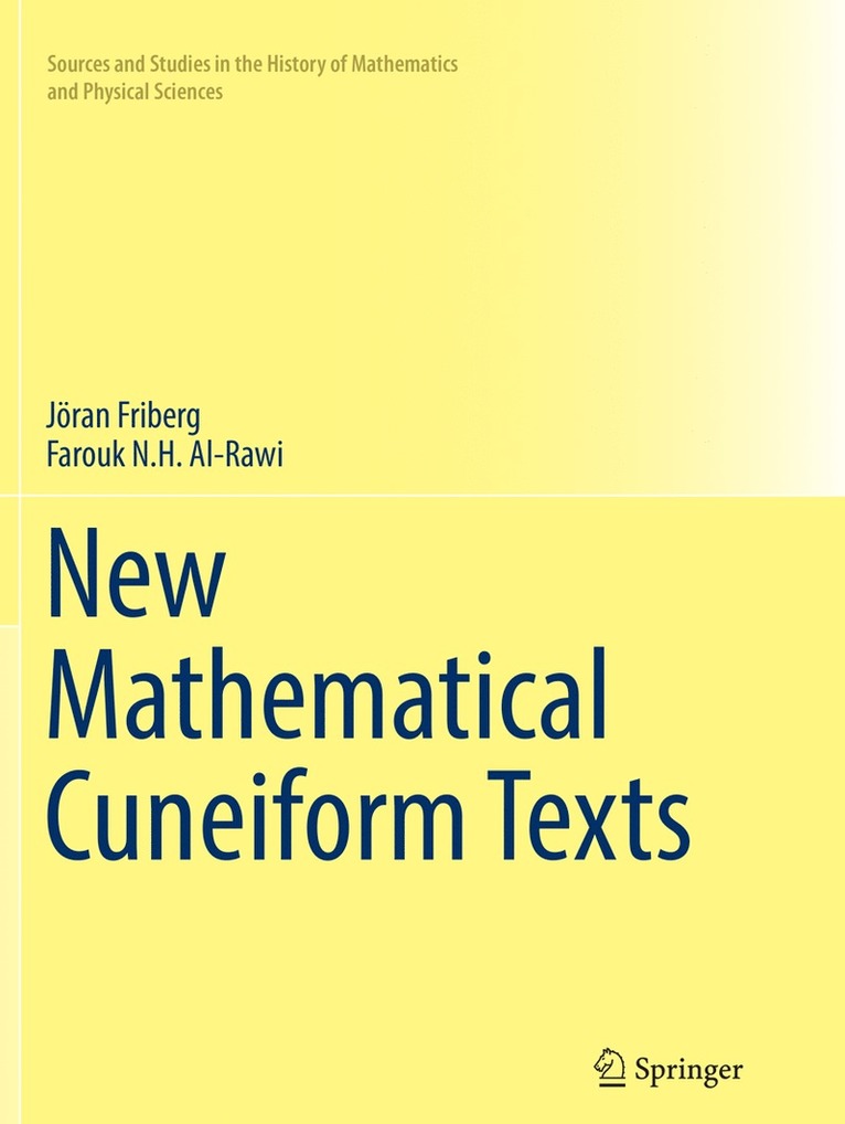 New Mathematical Cuneiform Texts 1