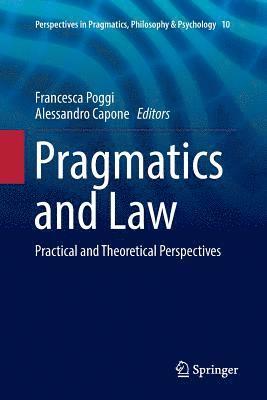 bokomslag Pragmatics and Law