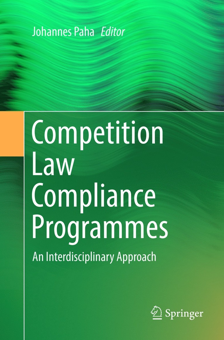 Johannes Paha - Competition Law Compliance Programmes, Häftad