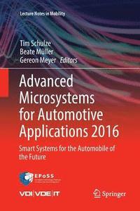 bokomslag Advanced Microsystems for Automotive Applications 2016