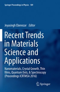 bokomslag Recent Trends in Materials Science and Applications