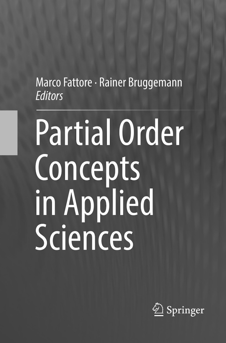 Marco Fattore, Rainer Bruggemann - Partial Order Concepts in Applied Sciences, Häftad
