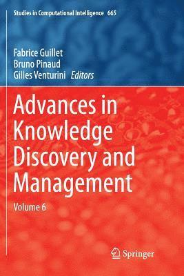 bokomslag Advances in Knowledge Discovery and Management