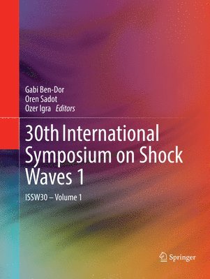 30th International Symposium on Shock Waves 1 1