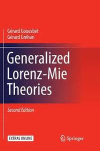 bokomslag Generalized Lorenz-Mie Theories