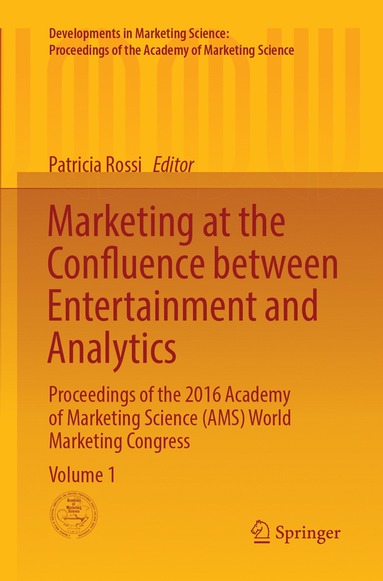 bokomslag Marketing at the Confluence between Entertainment and Analytics