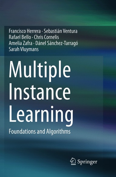 Francisco Herrera, Sebastián Ventura, Rafael Bello, Chris Cornelis, Amelia Zafra, Dánel Sánchez-Tarragó, Sarah Vluymans - Multiple Instance Learning, Häftad