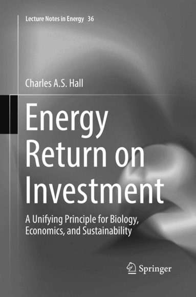 Charles A.S. Hall - Energy Return on Investment, Häftad