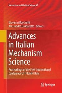 bokomslag Advances in Italian Mechanism Science