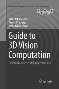 bokomslag Guide to 3D Vision Computation