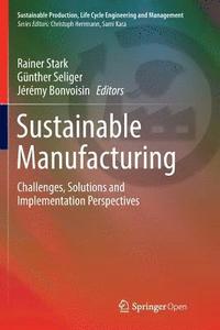 bokomslag Sustainable Manufacturing