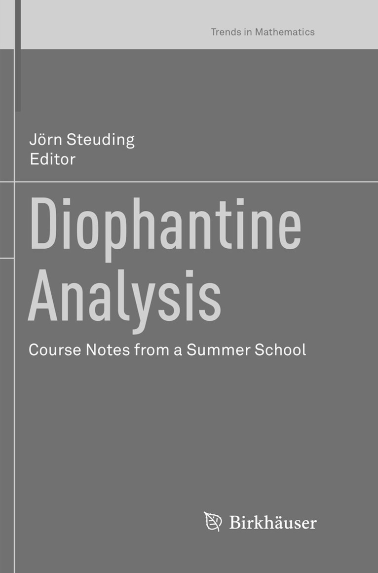 Diophantine Analysis 1