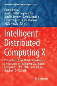 bokomslag Intelligent Distributed Computing X