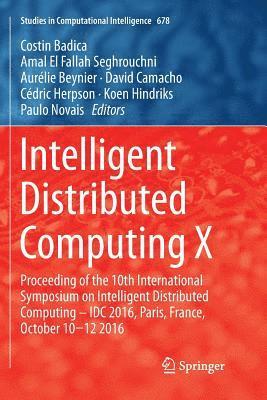 Intelligent Distributed Computing X 1