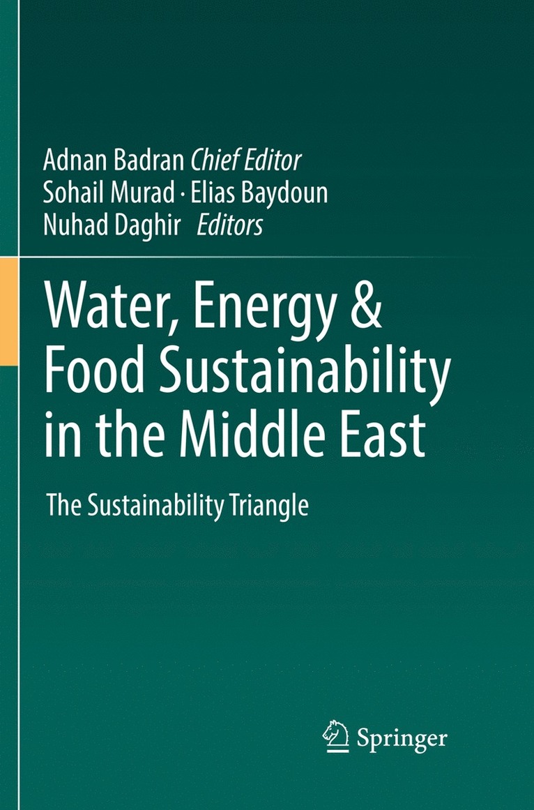 Sohail Murad, Elias Baydoun, Nuhad Daghir - Water, Energy & Food Sustainability in the Middle East, Häftad