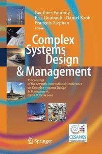 bokomslag Complex Systems Design & Management