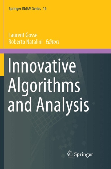 Laurent Gosse, Roberto Natalini - Innovative Algorithms and Analysis, Häftad