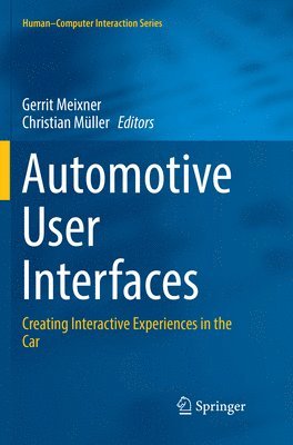 bokomslag Automotive User Interfaces