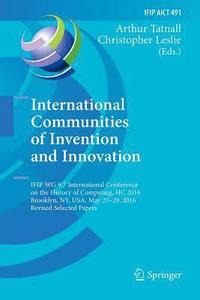 bokomslag International Communities of Invention and Innovation