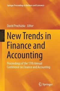 bokomslag New Trends in Finance and Accounting