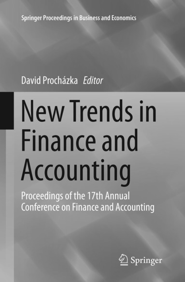 bokomslag New Trends in Finance and Accounting