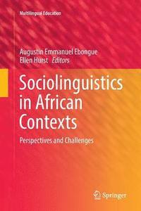 bokomslag Sociolinguistics in African Contexts