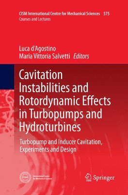 Cavitation Instabilities and Rotordynamic Effects in Turbopumps and Hydroturbines 1
