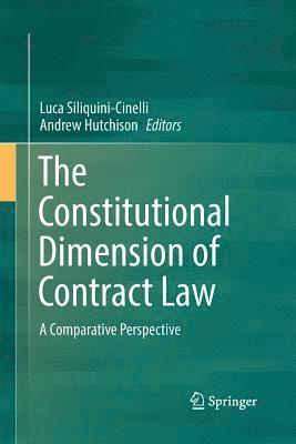 The Constitutional Dimension of Contract Law 1