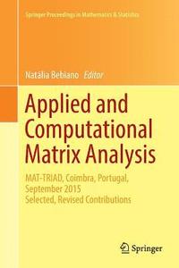 bokomslag Applied and Computational Matrix Analysis